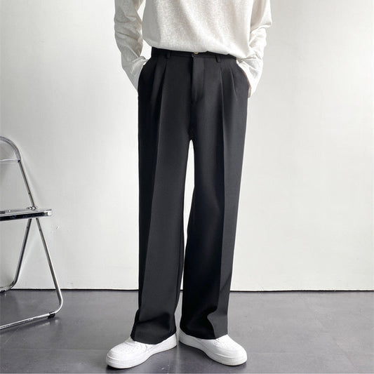 Pantalón Plisado Ajustado