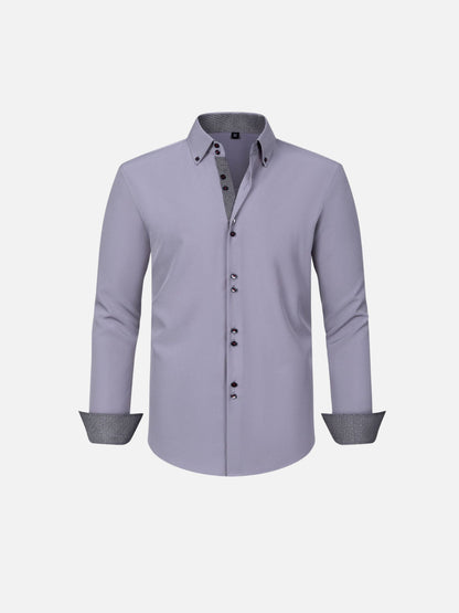 Camisa de Estiramiento Cuatro Vías — Contraste a Juego de Color