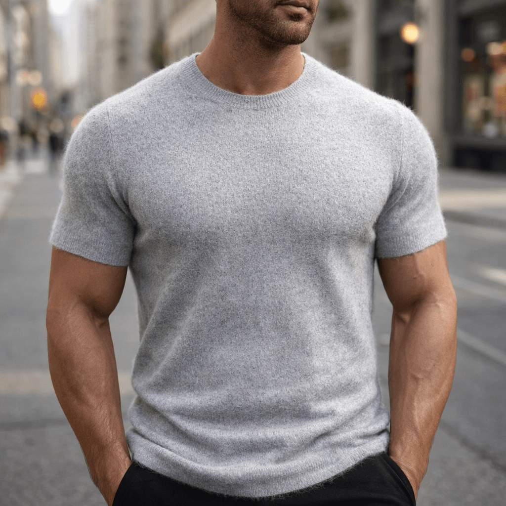 Camiseta de Cachemira Cassian - Suave Camiseta