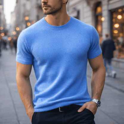 Camiseta de Cachemira Cassian - Suave Camiseta