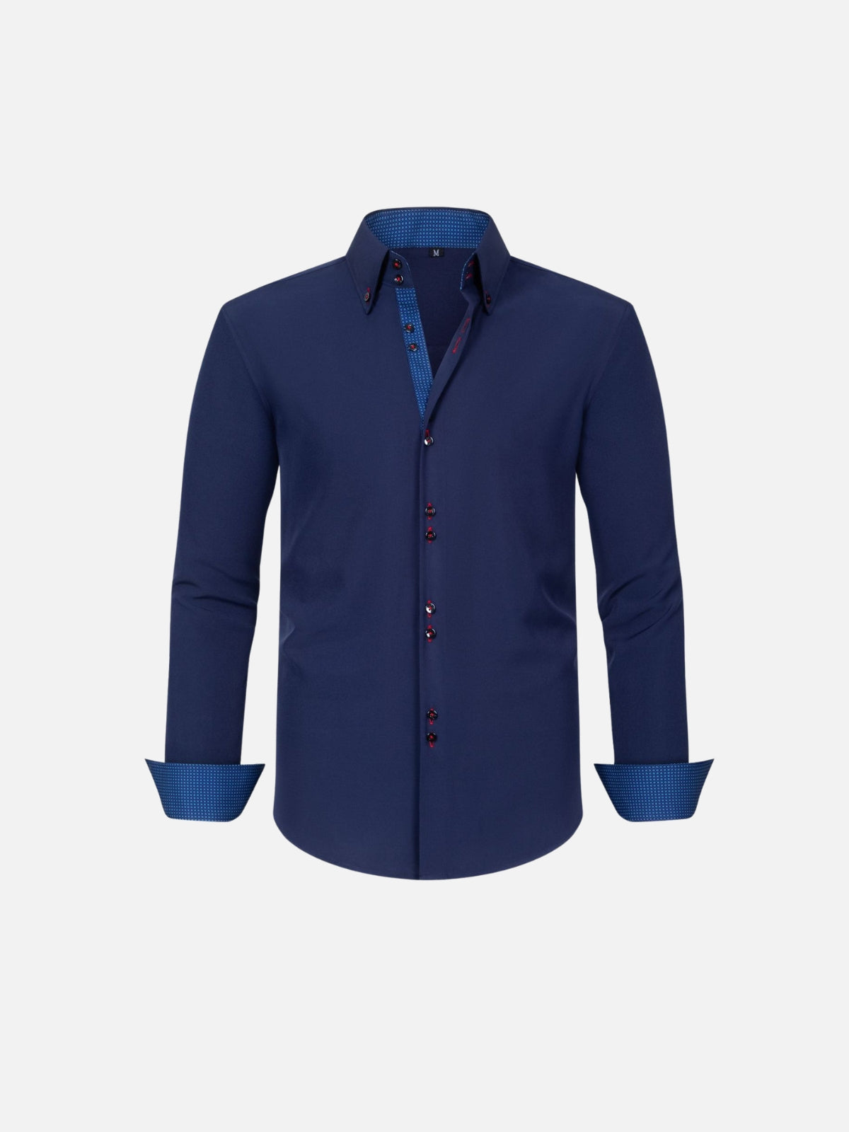Camisa de Estiramiento Cuatro Vías — Contraste a Juego de Color