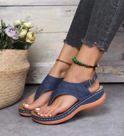 ComfortoFit - Elegantes Sandalias Planas para Mujeres Oxford