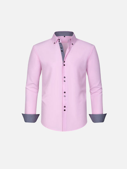 Camisa de Estiramiento Cuatro Vías — Contraste a Juego de Color