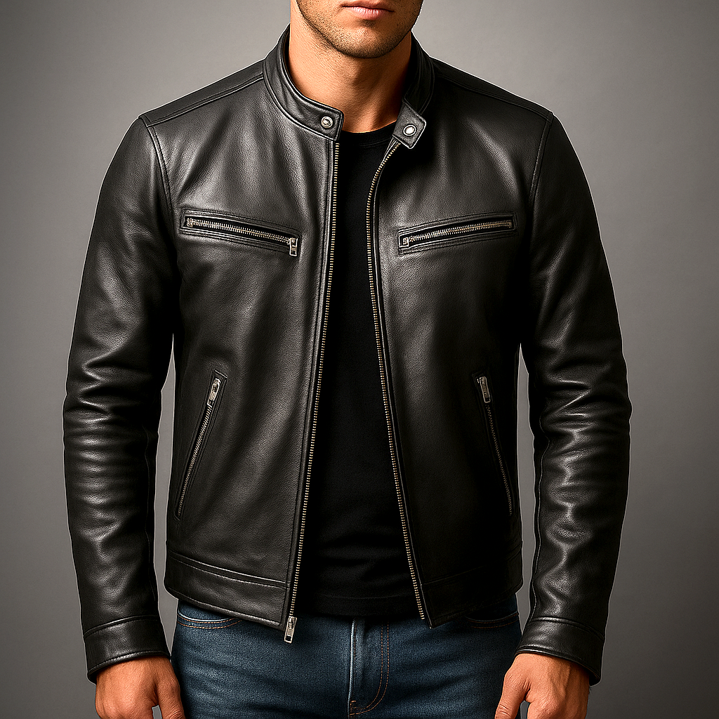 Rovèro — Chaqueta de Cuero Vintage