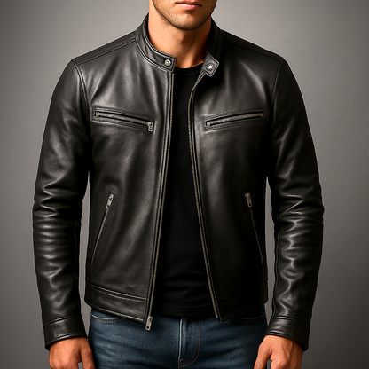 Rovèro — Chaqueta de Cuero Vintage