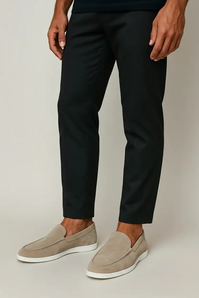 Mocasines Elegantes de Ante - Elegante Mocasín