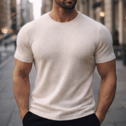 Camiseta de Cachemira Cassian - Suave Camiseta