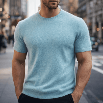 Camiseta de Cachemira Cassian - Suave Camiseta