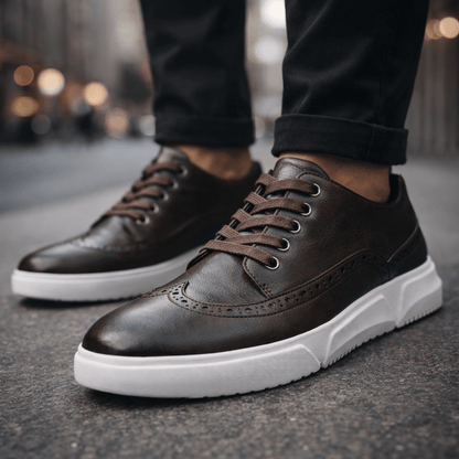 Zapatillas de Cuero Harrington - Comodidad Moderna Zapatillas