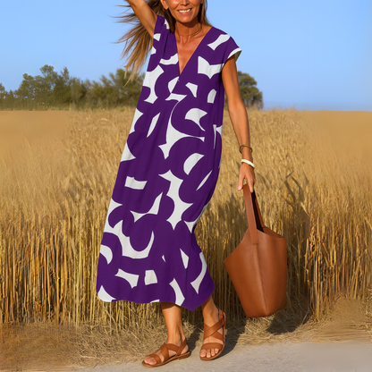 Valerie — Vestido Maxi de Verano V-Loop
