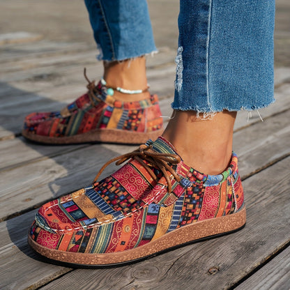 Mocasines Artísticos Coloridos - Cómodos