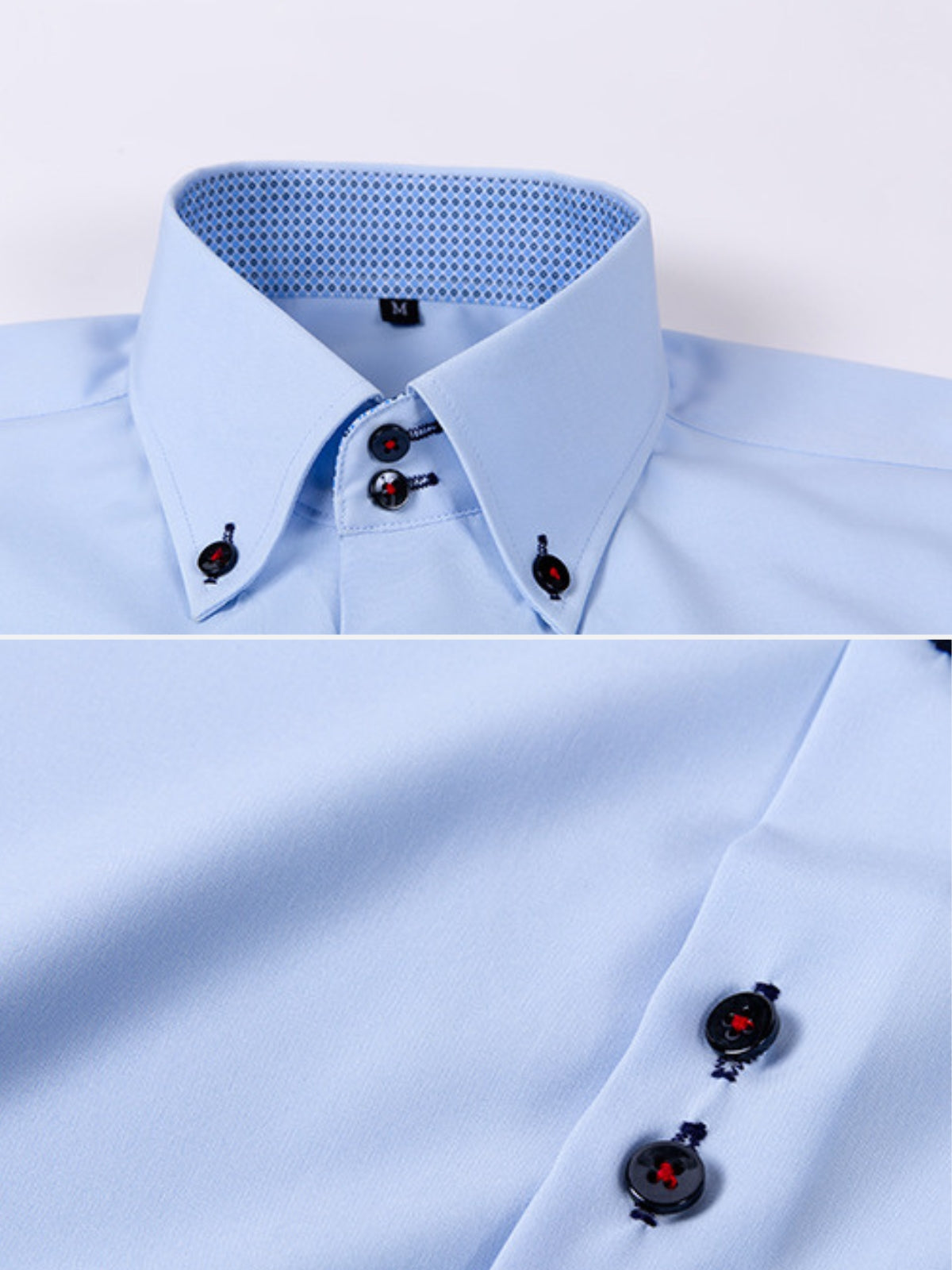 Camisa de Estiramiento Cuatro Vías — Contraste a Juego de Color
