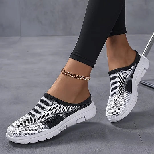 Zapatos ortopédicos de deslizamiento con soporte de comodidad transpirable