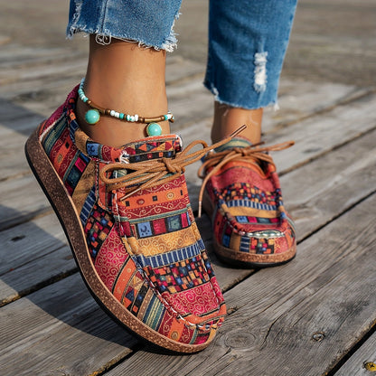 Mocasines Artísticos Coloridos - Cómodos