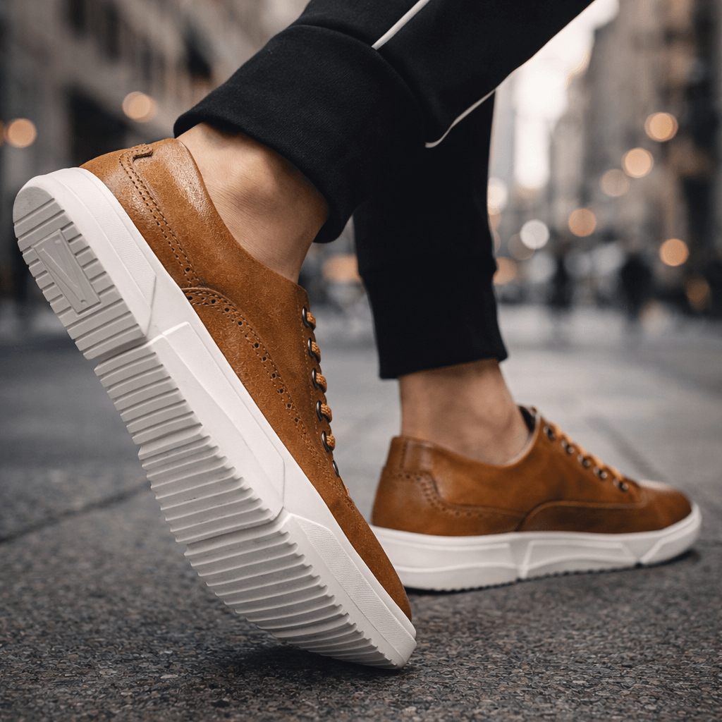 Zapatillas de Cuero Harrington - Comodidad Moderna Zapatillas