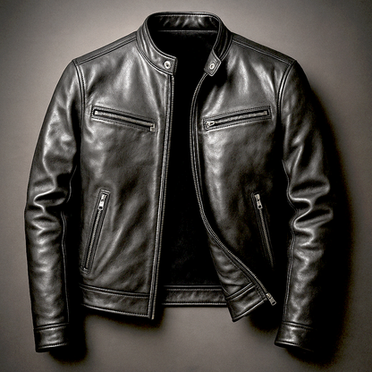 Chaqueta de Cuero Vintage - Duradero Chaqueta