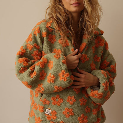 Daisy - Suave Sudadera de Forro Polar con Manga Larga