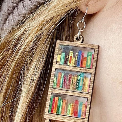 Diseño de Libro Retro — Pendientes de Gota de Lector Expresivo