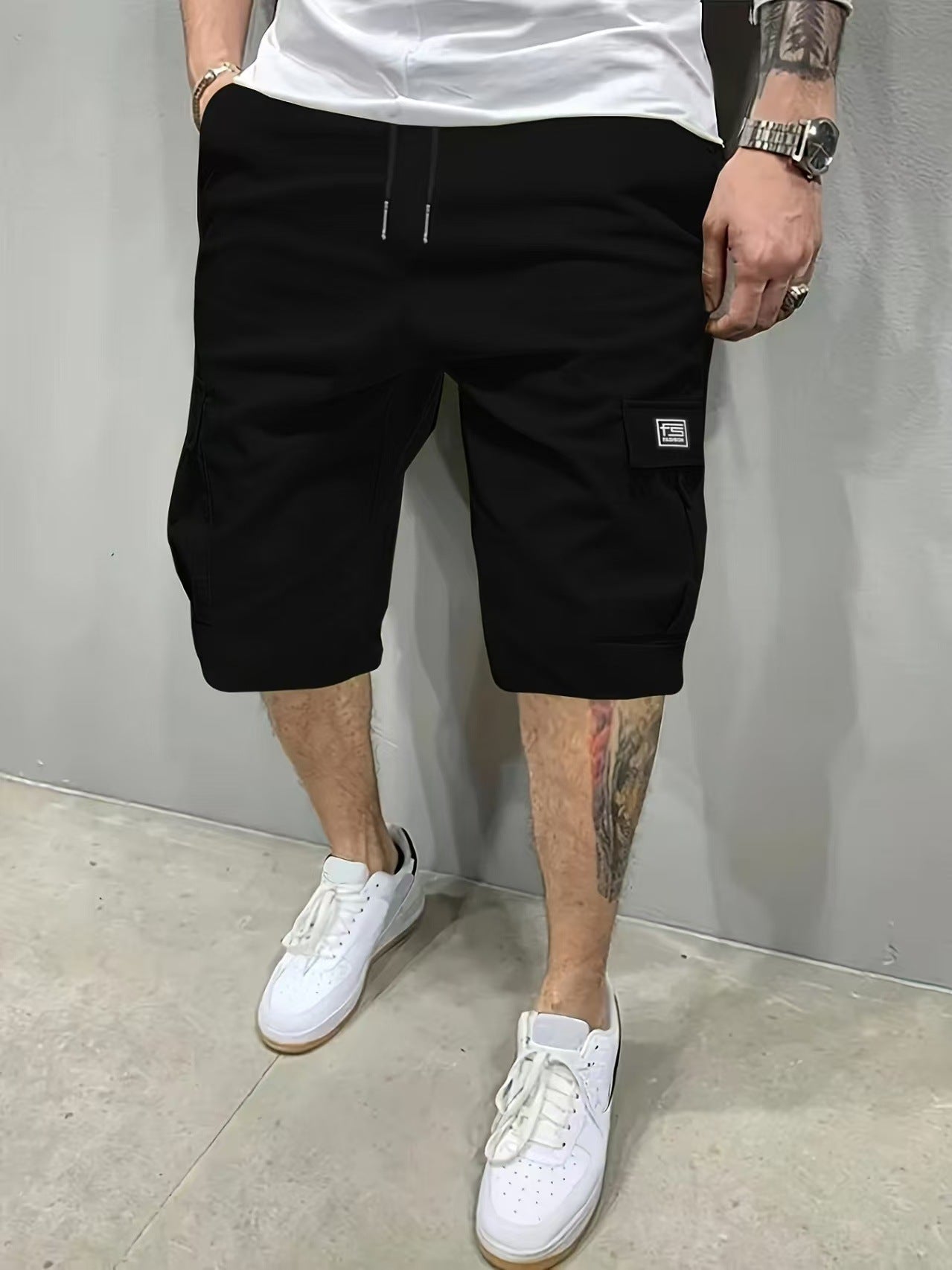 Terrwald — Pantalones Cortos Cargo para Hombre