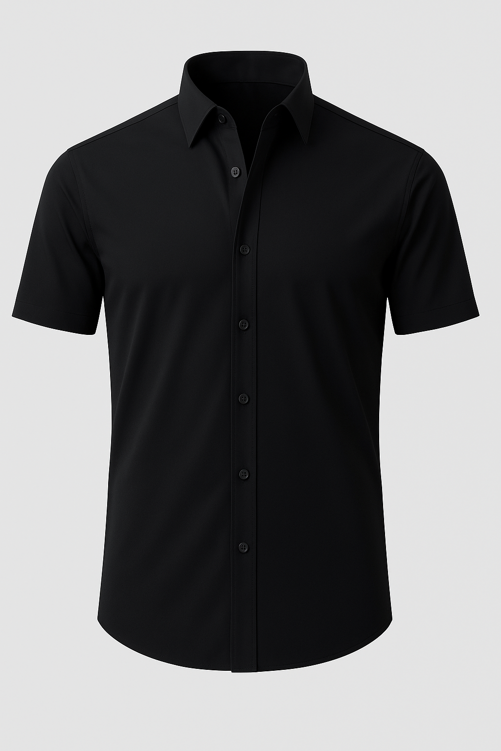 Camisa Sin Planchado con Estiramiento en 4 Direcciones – Botones Transparentes