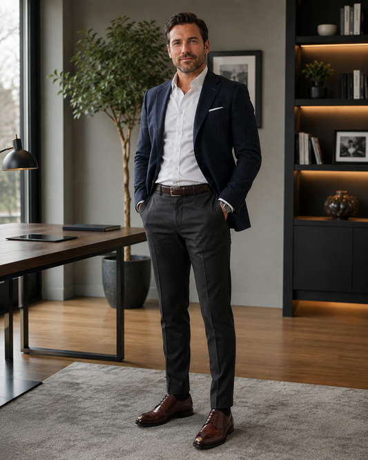 Cordello — Zapatos Oxford de Cuero