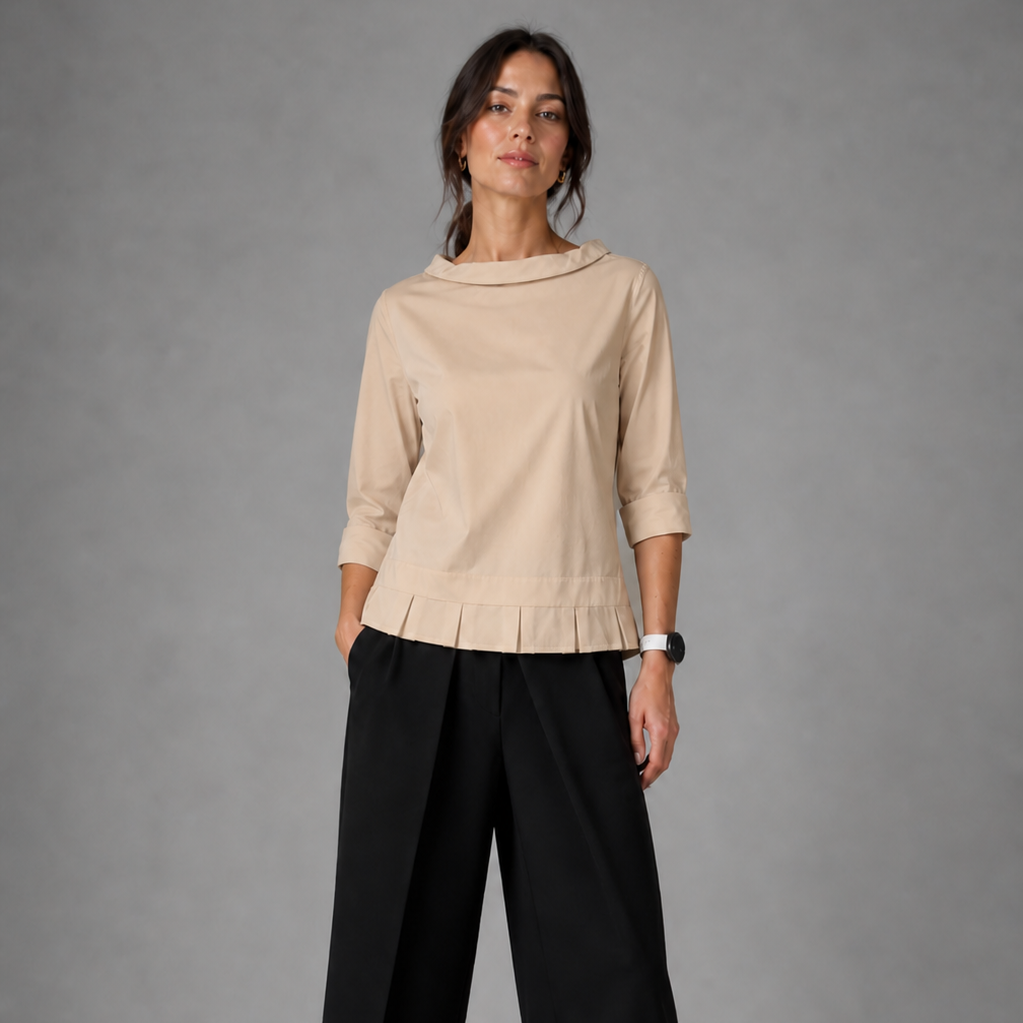 Colléa — Blusa de Cuello Amplio
