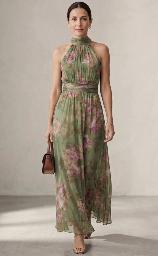 Vestido Maxi Floral Livia