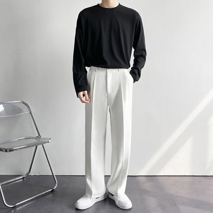 Pantalón Plisado Ajustado