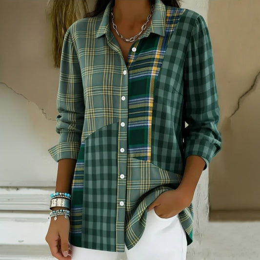 Camisa Vintage a Cuadros - Confortable Camisa