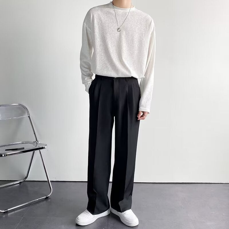 Pantalón Plisado Ajustado