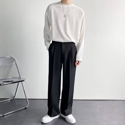 Pantalón Plisado Ajustado