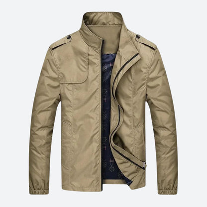 Chaqueta Bomber para Hombre - Elegante Tela Premium