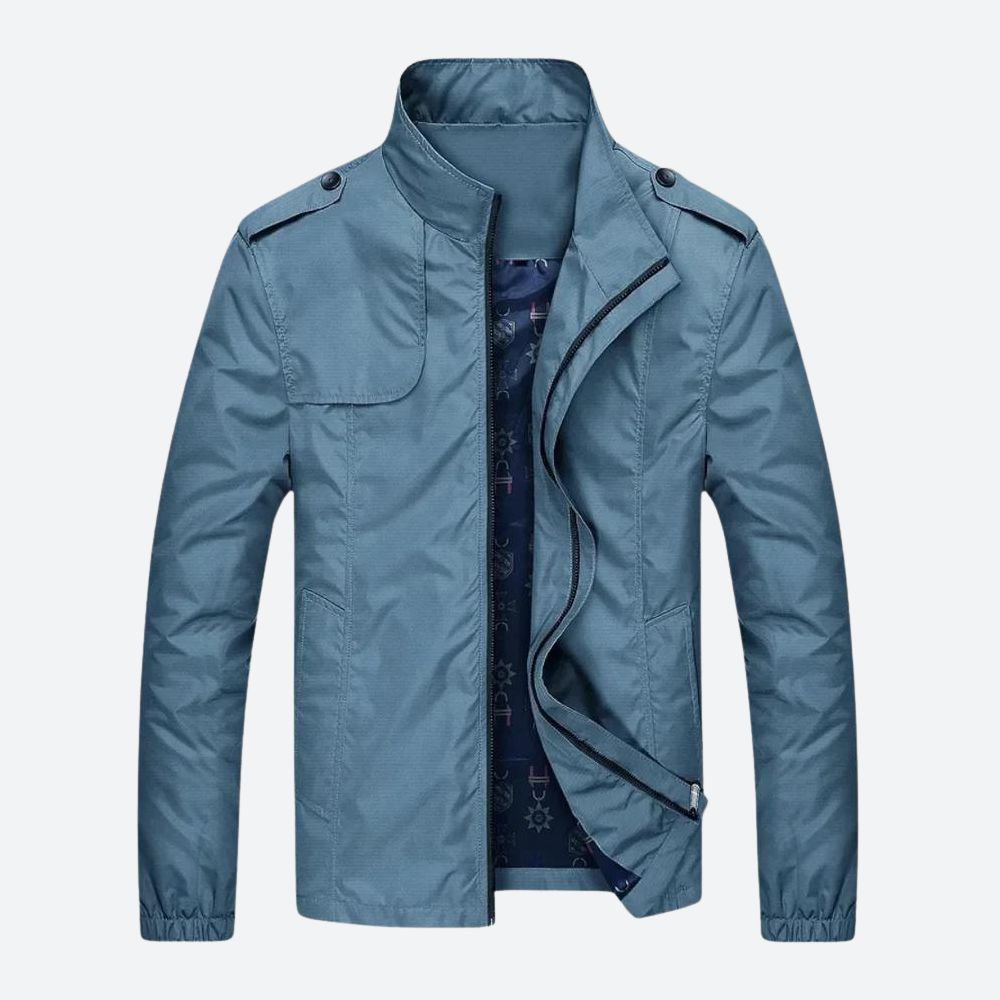Chaqueta Bomber para Hombre - Elegante Tela Premium