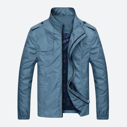 Chaqueta Bomber para Hombre - Elegante Tela Premium