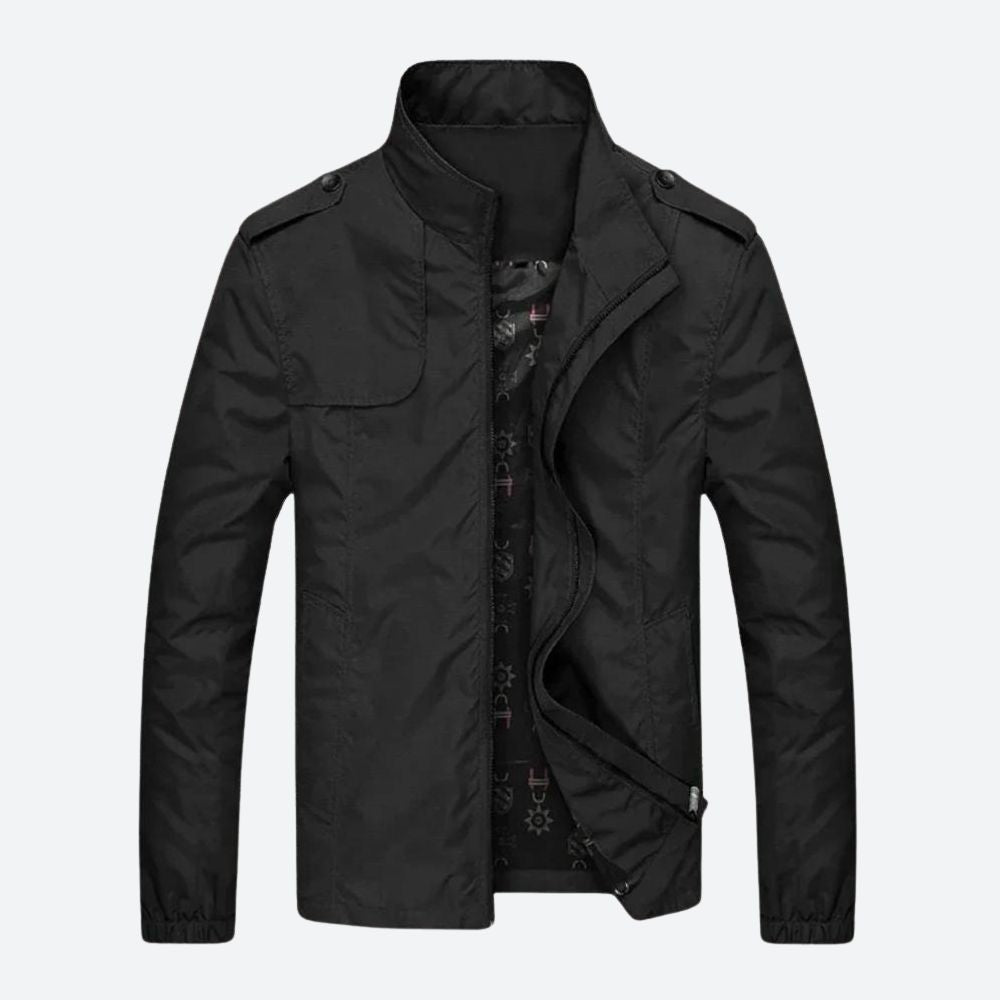 Chaqueta Bomber para Hombre - Elegante Tela Premium