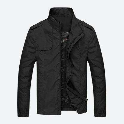 Chaqueta Bomber para Hombre - Elegante Tela Premium
