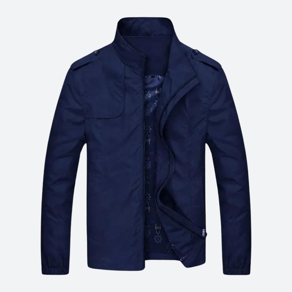 Chaqueta Bomber para Hombre - Elegante Tela Premium