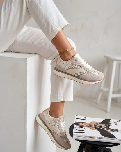 Fleur — Zapatillas de Declaración con Estampado Floral