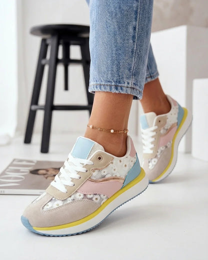 Fleur — Zapatillas de Declaración con Estampado Floral