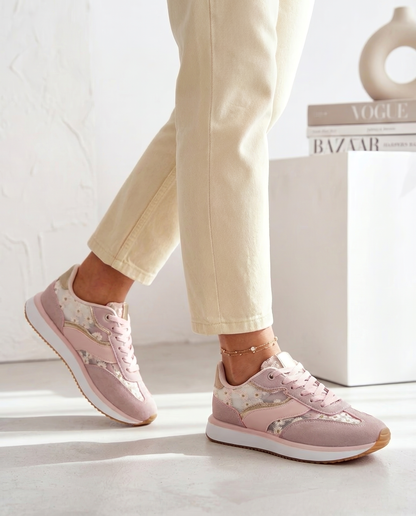 Fleur — Zapatillas de Declaración con Estampado Floral