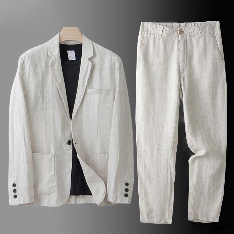 Lucas - Fresco Traje de Lino Premium