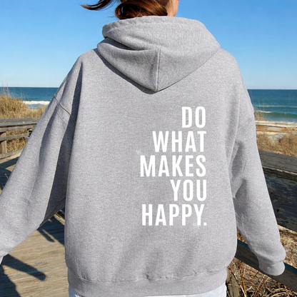 Sudadera con Capucha “Haz lo que te hace feliz” Lunira