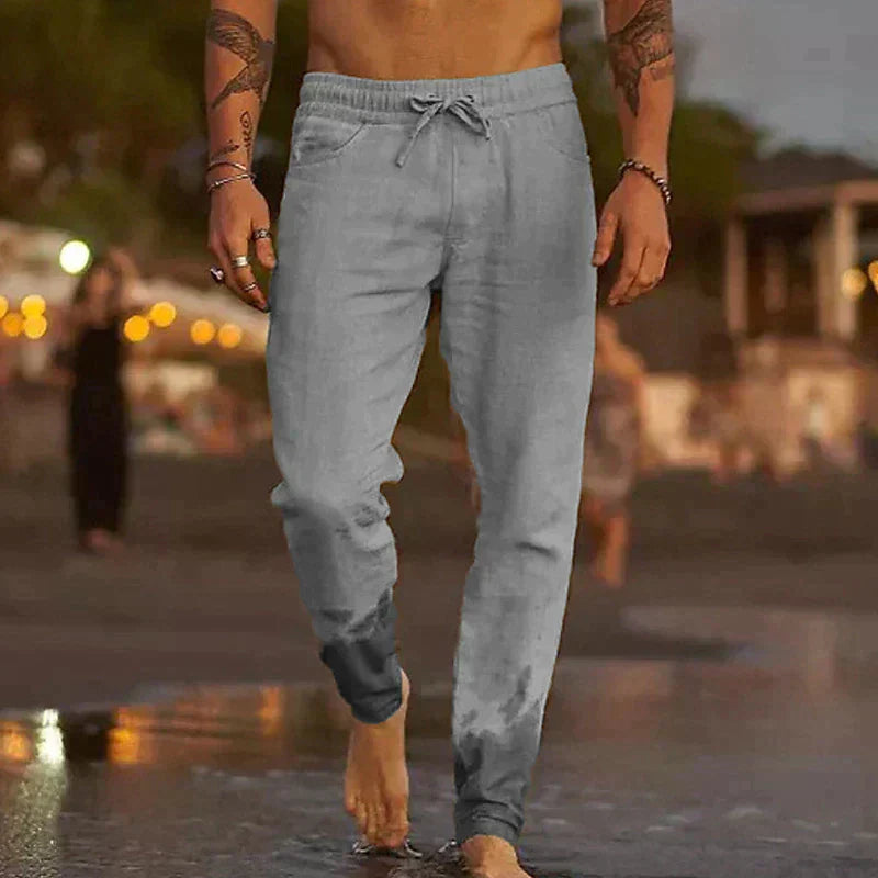 Pantalones de Playa de Lino – Confort Transpirable