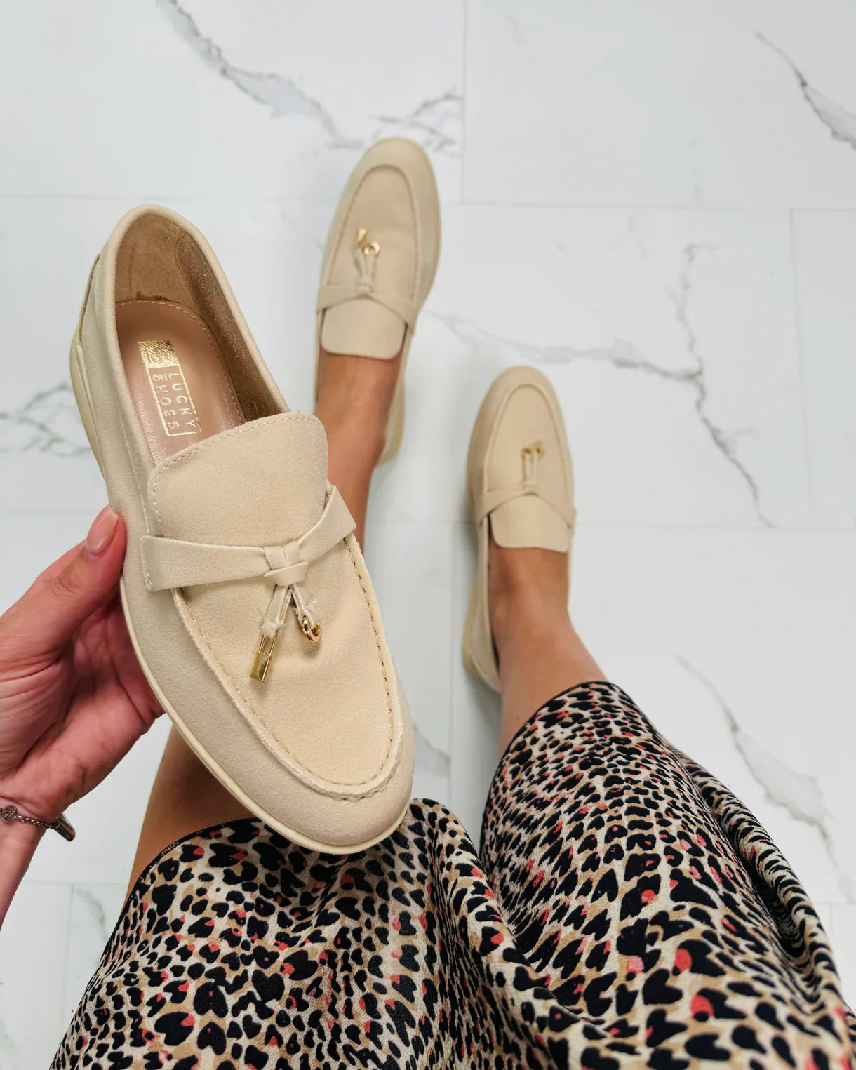 Lott — Mocasines de Plataforma de Denim