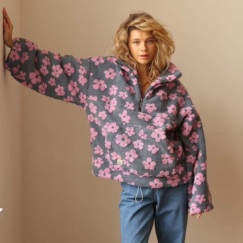 Daisy - Suave Sudadera de Forro Polar con Manga Larga