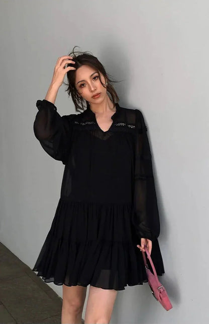 Vestido Camisa Blanco Estilo Francés - Chic y Cómodo Vestido