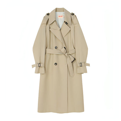 Trench Coat Británico de Largo Medio