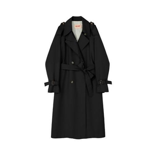 Trench Coat Británico de Largo Medio