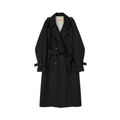 Trench Coat Británico de Largo Medio