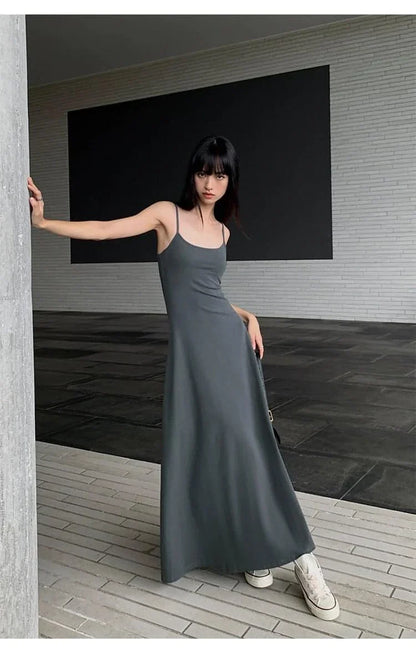 Vestido Maxi de Tirantes de Verano